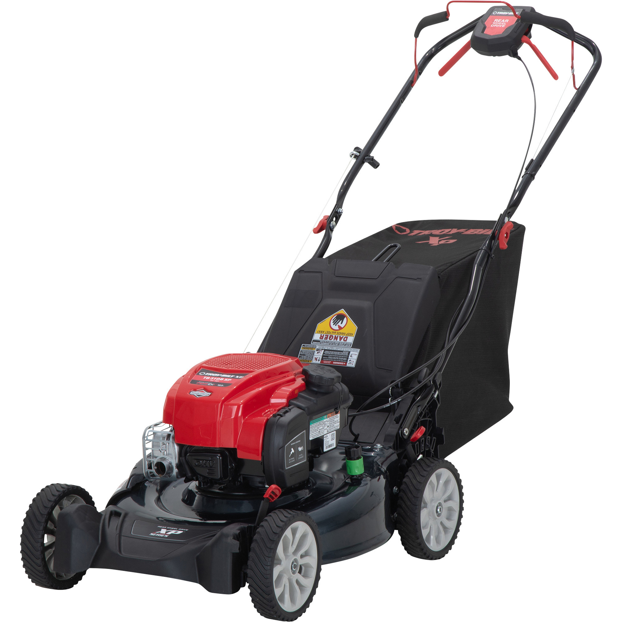 TroyBilt XP SelfPropelled RWD Mower — 163cc OHV Engine, 21in. Deck